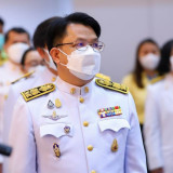 อว. จัดพิธีถวายพระพรชัยมงคลและพิธีถวายสัตย์ปฏิญาณเพื่อเป็นข้ ... พารามิเตอร์รูปภาพ 7